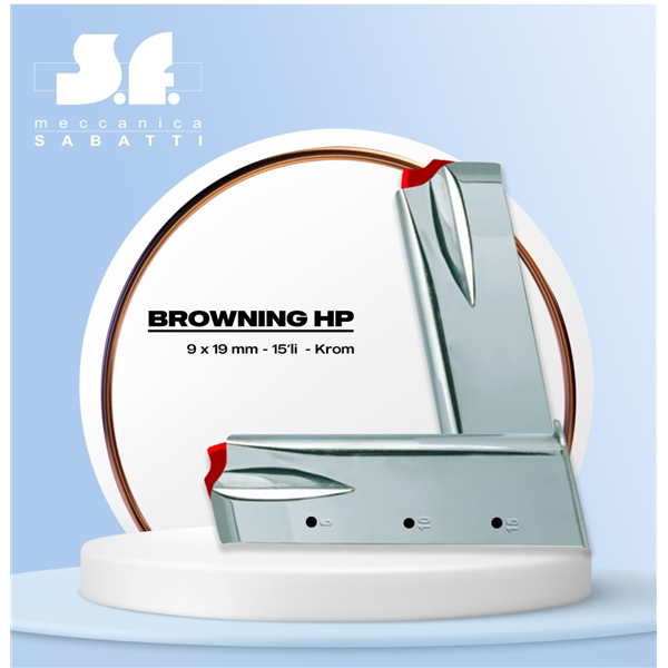 BROWNING HP (KROM TABANCA ŞARJÖRÜ)